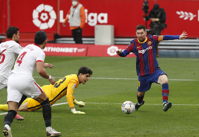 Messi giúp Barca áp sát đầu bảng La Liga